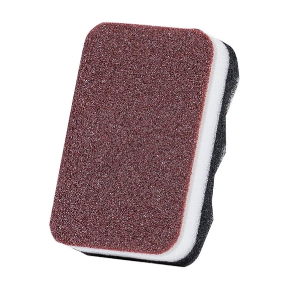 3 Layer Thickened Kitchen Sponge Scrubbers - Silicone Carbide Top, High Density Foam Wave Bottom for Dishes Pots Cleaning, Stainless Steel Ceramic Glass Iron Pans, Kitchen Sponges Dish Sponge
