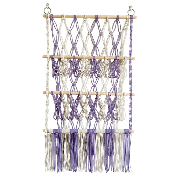 3 Layer Toy Storage Net Rack Practical Woven Hanging Shelf Convenient Plush Toys Organizer for Toy Enthusiasts