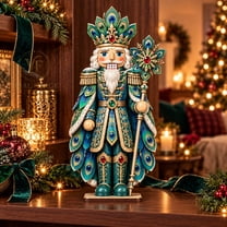 3 Layer Wooden Block Christmas Caroler Nutcracker Tabletop Display for ...