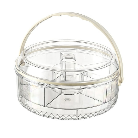 3. Layered Ice Chamber with Sealed Cover for Chilled Vegetables Desserts Event Storage