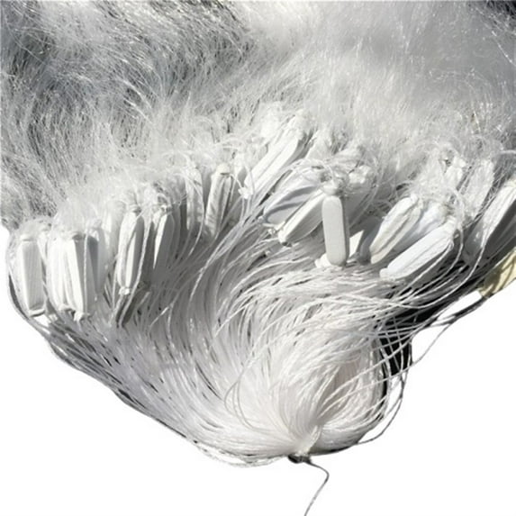 3 Layers Fishing Net Fish Gill Net With Floats 50M Length 1 Meter/1.3 Meter Depth Nylon Sinking Fishing Network Sticky Net Small Mesh