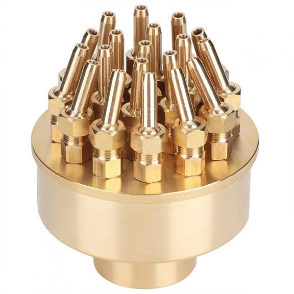 3 Layers Fountain Nozzle, High Strength Brass Fountain Nozzle, 1.5" DN40 3 Layers For Fountain Architectural Swimming Pool Home