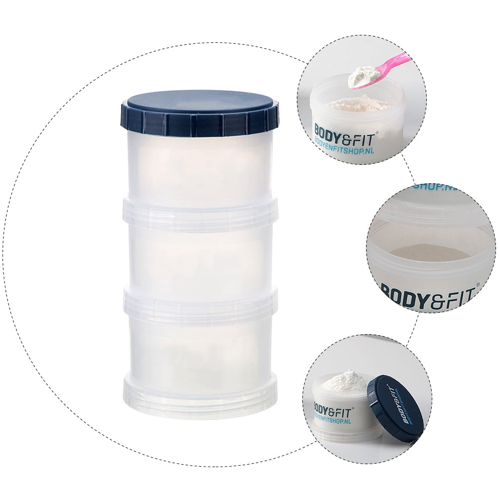 3 Layers Milk Powder Box 2 Sets Portable Baby Food Storage Box Milk