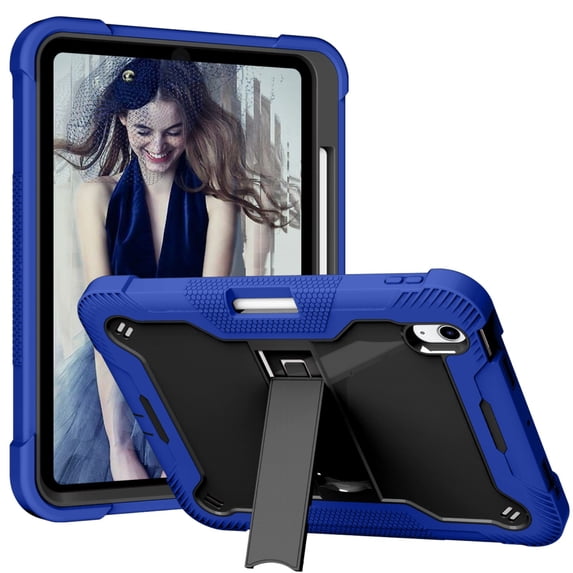 3 Layers Multi-Functional Case For iPad (A16) 11th / 10th Generation Shockproof Cover Built-in Kickstand & Pencil Holder