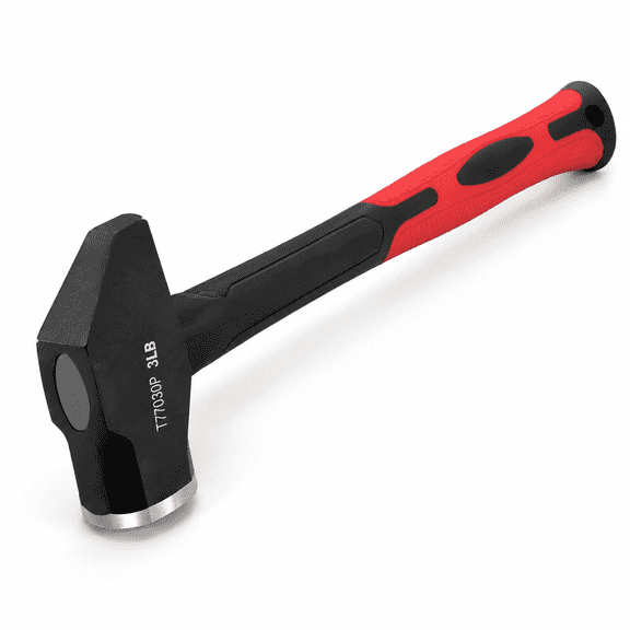 3 Lb Flat Peen Blacksmith Hammer With Fiberglhandle