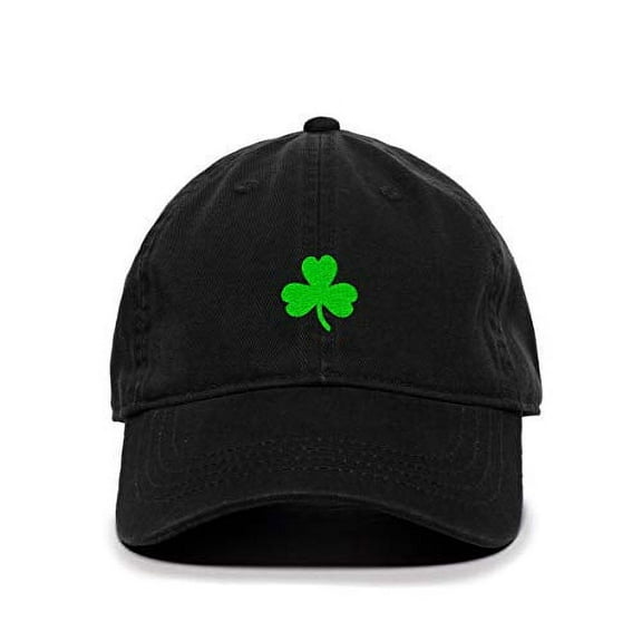 3 Leaf Clover Shamrock Baseball Cap Embroidered Cotton Adjustable Dad Hat