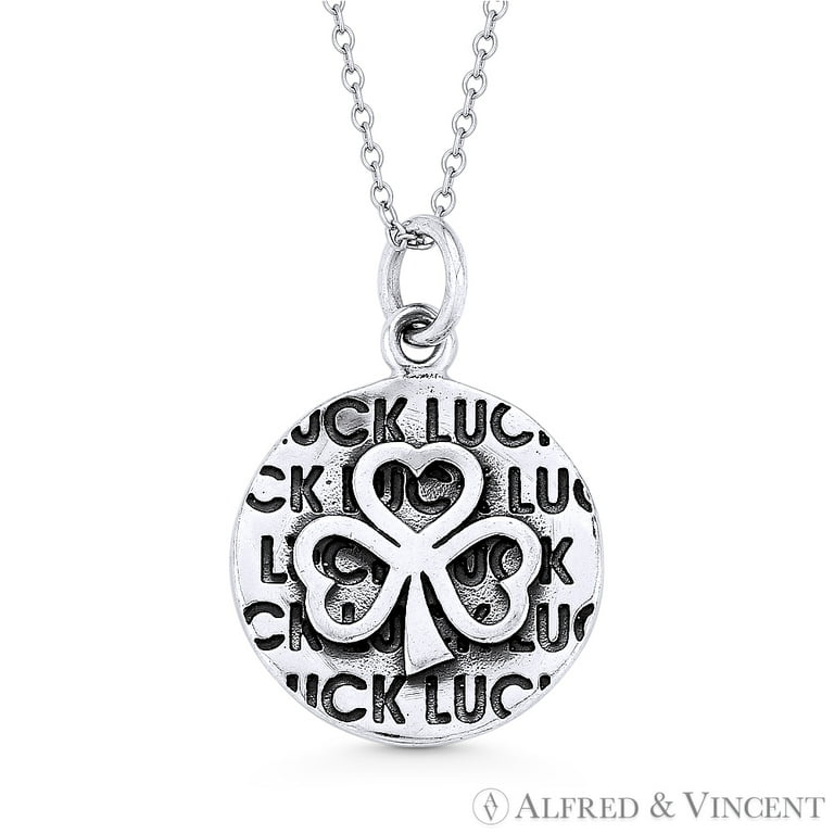 Walmart Sterling Silver 3-Leaf Shamrock Irish Luck Charm