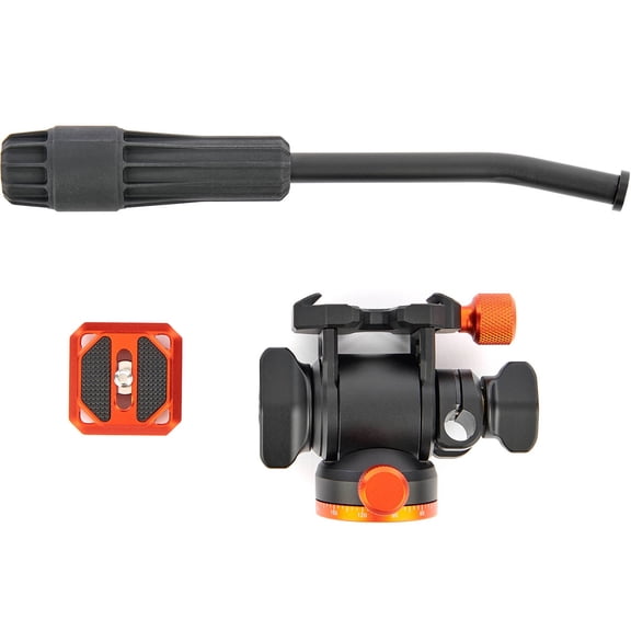 3 Legged Thing AirHed Trinity Pan & Tilt Video Head, Black with Copper Accents