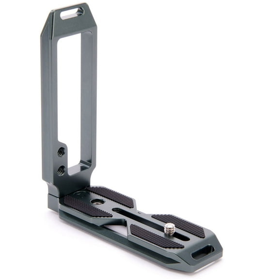 3 Legged Thing QR11 2.0 115mm QR Universal L-Bracket for Full-Bodied Cameras, Metallic Slate Gray