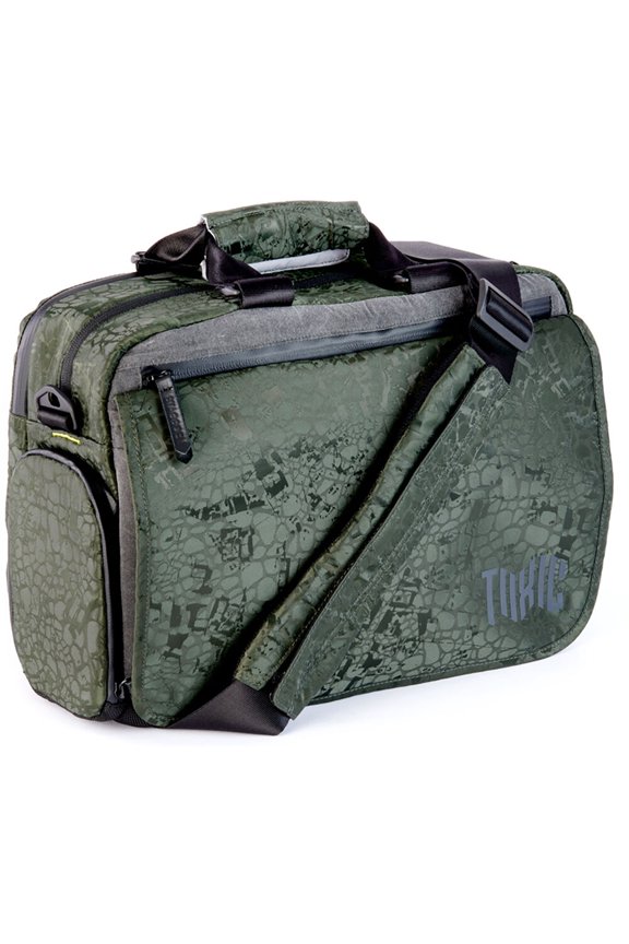 Toxic Wraith Camera Messenger/Sling Bag, Large, Emerald Green