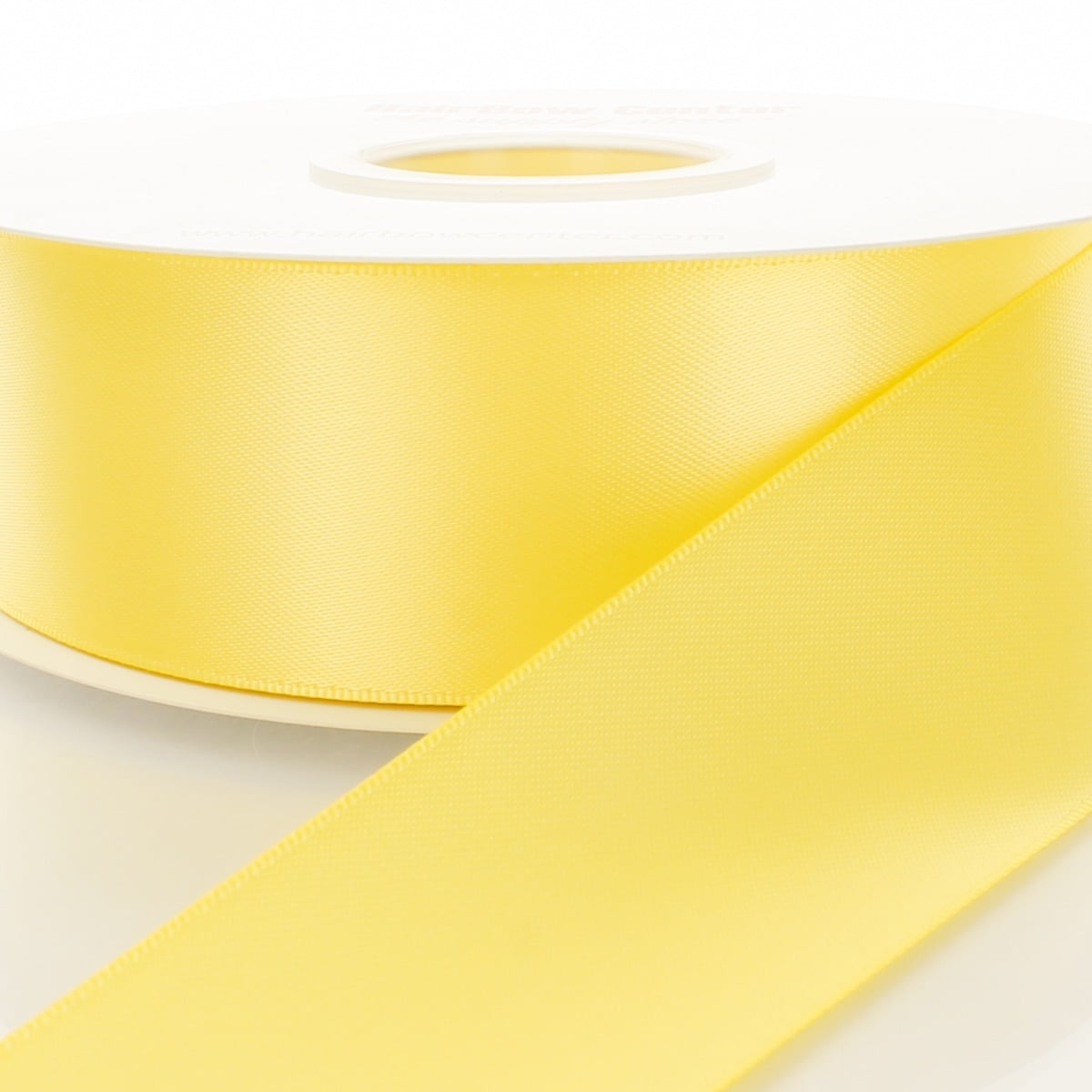 3" Lemon Double Faced Satin Ribbon 3 Yards - Walmart.com