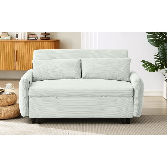 3-Level Adjustable Backrest and Convenient USB Ports - Sitting, Lying and Sleeping in Living Room