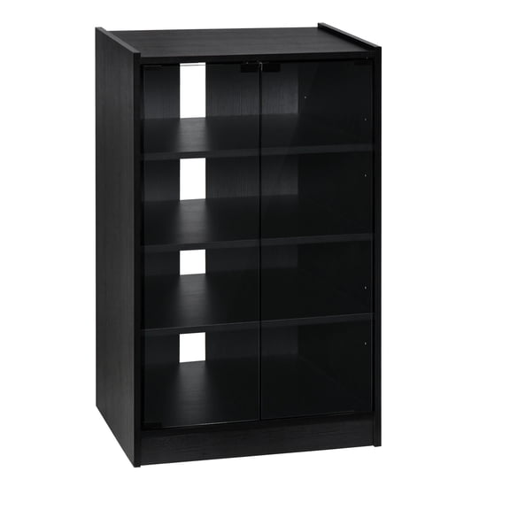 3-Level Adjustable Shelves Media Stand / Suitable for Gaming Consoles / Keep Your Space Tidy