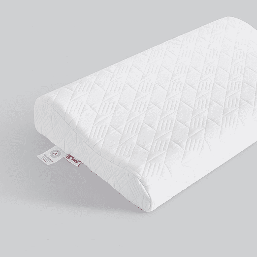 3-Level Orthopedic Memory Foam Pillow for Neck Support - Adjustable Cervical Contour Pillow (14"x24")