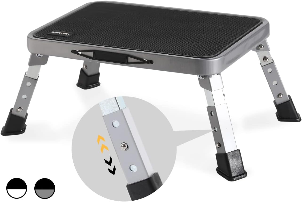 Double Elite 3 Levels Adjustable Folding Step Stools | Ubuy