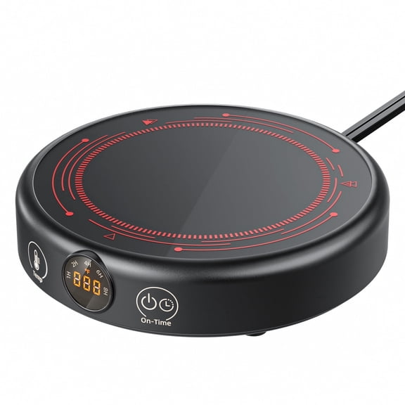 TINANA Coffee Mug Warmer with Auto Shutoff, 3 Temperature Settings 130°F–176°F, Large Heating Plate for Coffee, Tea & Milk, Desk Cup Warmer Gift