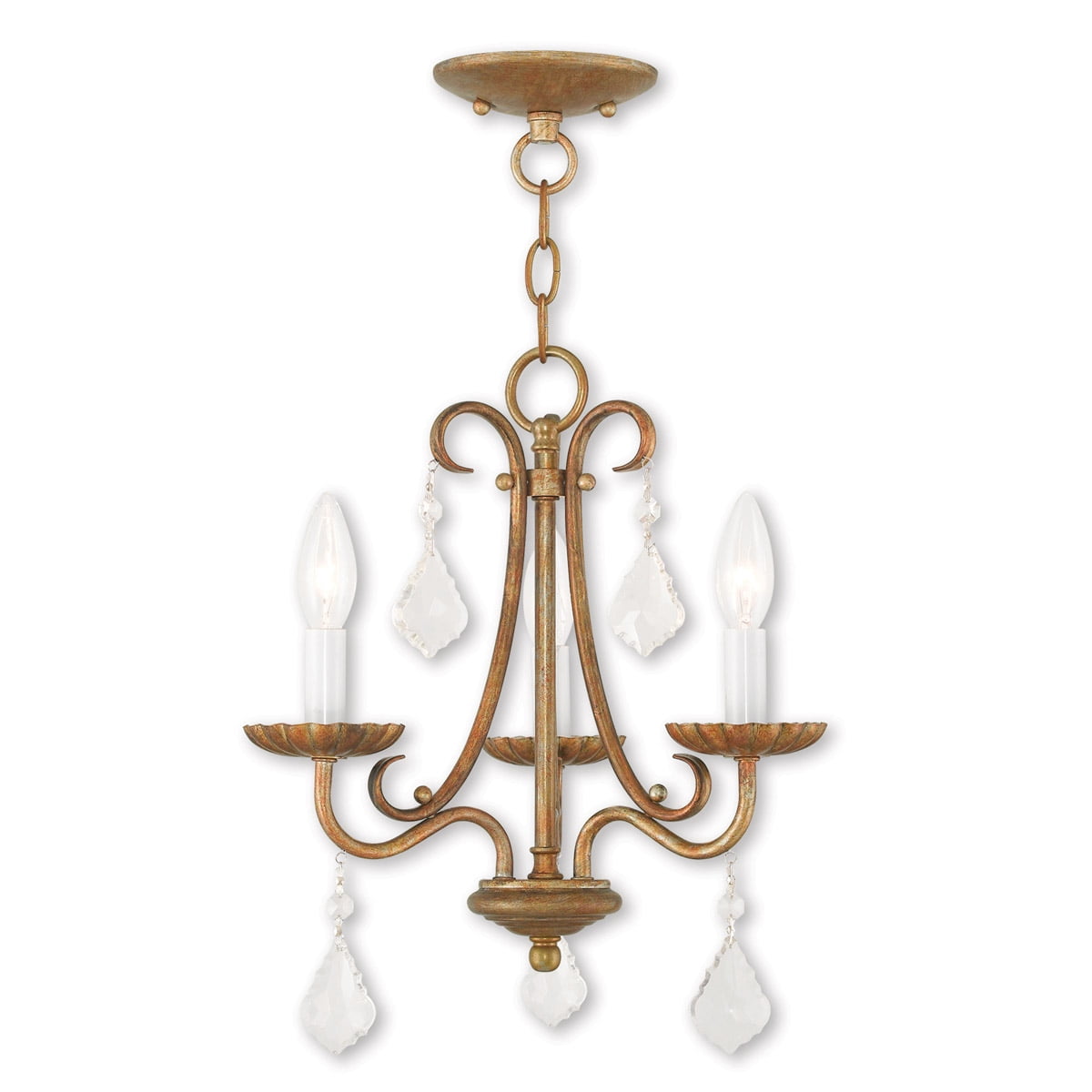 3 Light AGL Mini Chandelier with Steel base material