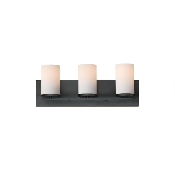 Lateral 3 - Light Black Transitional Incandescent Glass And Steel
