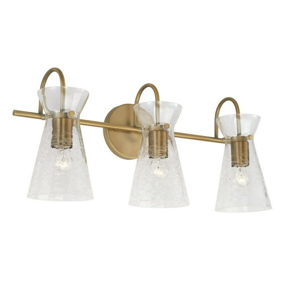 3 Light Bath Vanity-Aged Brass Finish Capital Lighting 142431Ad