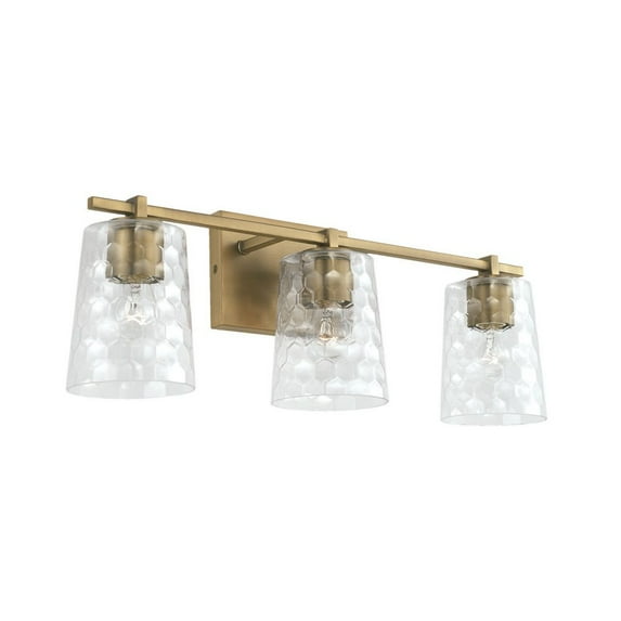 3 Light Bath Vanity-Aged Brass Finish Capital Lighting 143531Ad-517