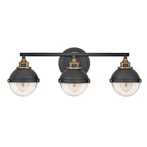 5173BK Hinkley Lighting Fletcher - 3 Light Bath Vanity-Black Finish