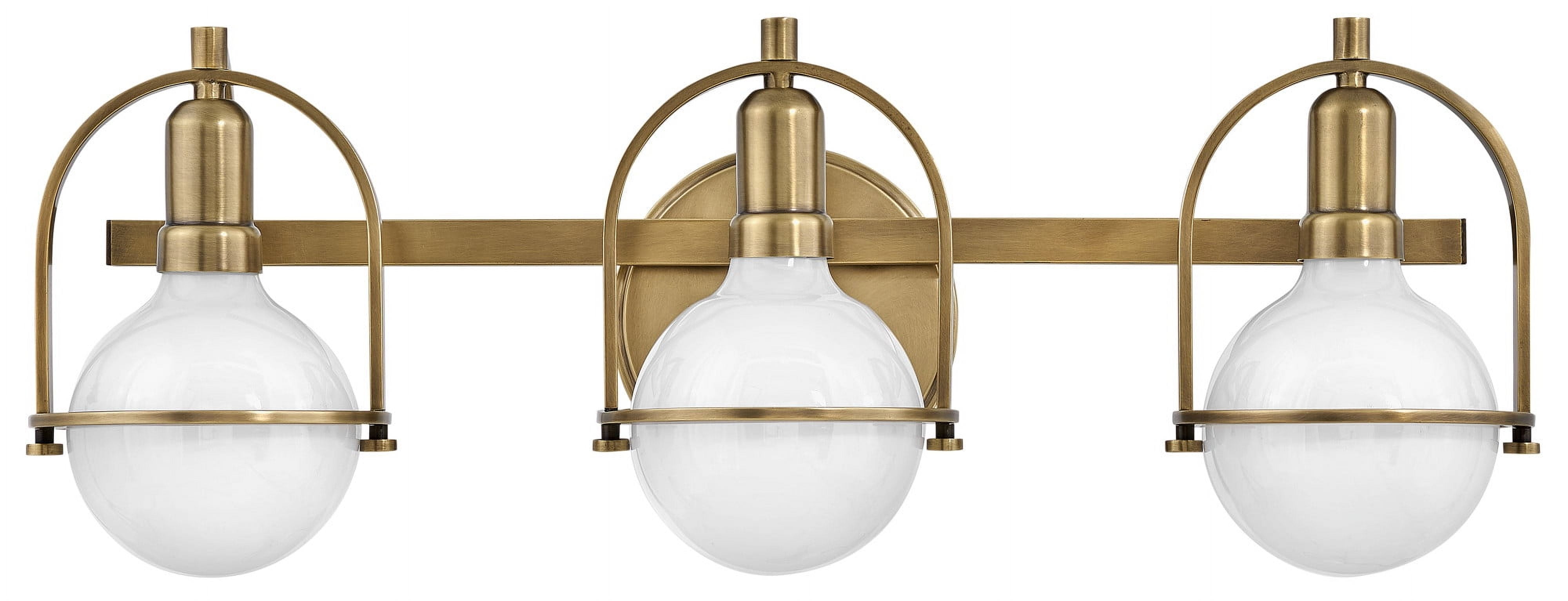 Somerset Heritage Brass 3-Light Dimmable Bath Vanity