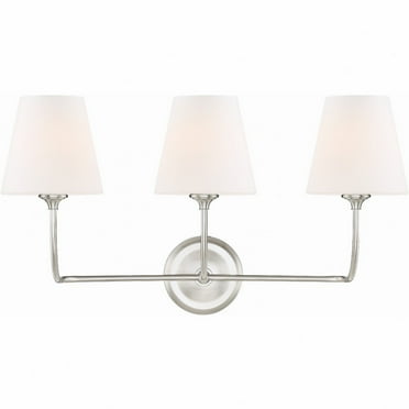 Crystorama Lighting - Bathroom Vanity - Sylvan 3 Light Bath Vanity in Classic