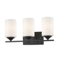 thumbnail image 1 of 3 Light Bath Vanity In Fusion Style 17.38 Inches Wide By 8.5 Inches High-Bronze Finish Z-Lite 435-3V-Brz, 1 of 2