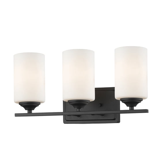 3 Light Bath Vanity In Fusion Style 17.38 Inches Wide By 8.5 Inches High-Bronze Finish Z-Lite 435-3V-Brz