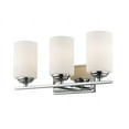 thumbnail image 1 of 3 Light Bath Vanity In Fusion Style 17.38 Inches Wide By 8.5 Inches High Z-Lite 435-3V-Ch, 1 of 2