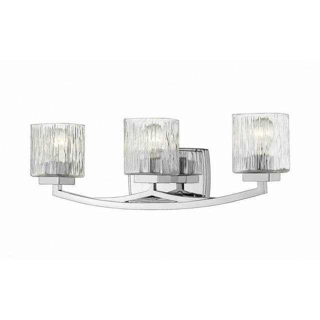 3 Light Bath Vanity In Metropolitan Style 24 Inches Wide By 7.75 Inches High-Chrome Finish Z-Lite 1929-3V-Ch