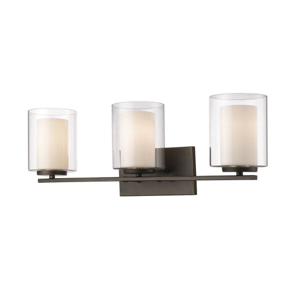 Z-Lite Willow 3 Light Vanity Light in Olde Bronze