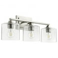 thumbnail image 1 of 5202-3-65-Quorum Lighting-Dakota - 3 Light Bath Vanity in Soft Contemporary style - 24 inches wide by 9.25 inches high-Satin Nickel Finish, 1 of 1