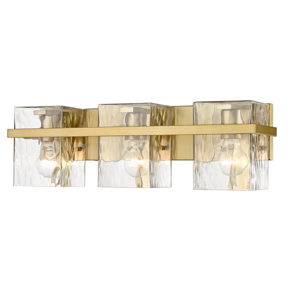 1938-3V-MGLD-Z-Lite-Bennington - 3 Light Bath Vanity In Traditional Style-7 Inches Tall and 22.25 Inches Wide-Modern Gold Finish