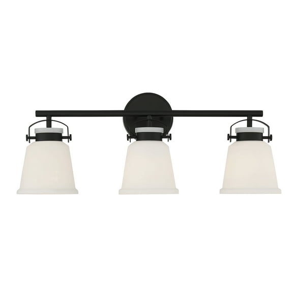 Kaden 3-Light Bathroom Vanity Light in Matte Black