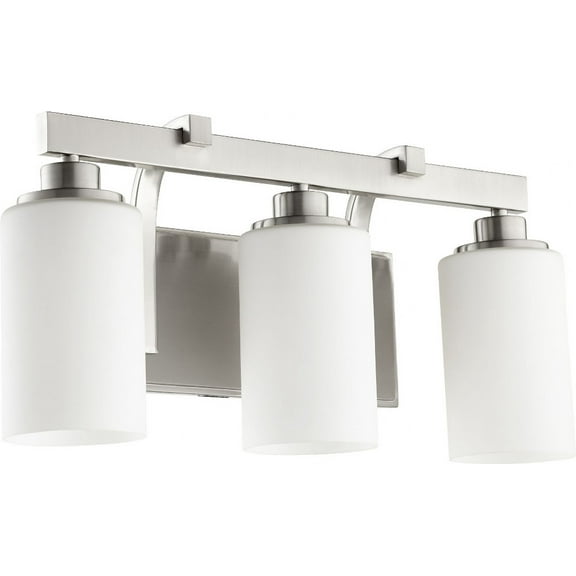 Quorum Lighting - Vanity - Lancaster - 3 Light Bath Vanity in Transitional style