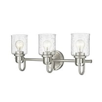 3 Light Bath Vanity In Transitional Style-9.5 Inches Tall And 22 Inches Wide-Brushed Nickel Finish Z-Lite 340-3V-Bn