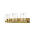 thumbnail image 1 of 3 Light Bath Vanity In Transitional Style-9 Inches Tall And 27.5 Inches Wide Z-Lite 3032-3V-Rb, 1 of 2