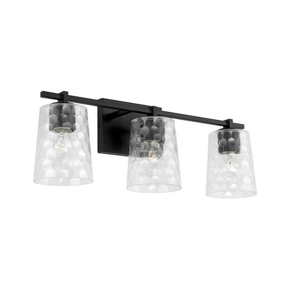 3 Light Bath Vanity-Matte Black Finish Capital Lighting 143531Mb-517