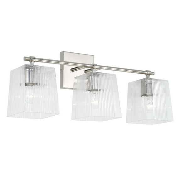 3 Light Bath Vanity-Polished Nickel Finish Capital Lighting 141731Pn-508