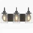 3Light Bathroom Light Fixtures Black Vanity Lights Bathroom Vanity Lights over Mirror Wall