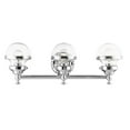 thumbnail image 1 of 3 Light Bathroom Light in New Traditional Style 24 inches Wide By 8.25 inches High-Polished Chrome Finish Bailey Street Home 218-Bel-4188792, 1 of 1
