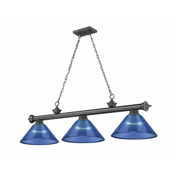 3 Light Billiard In Traditional And Classical Style-14.75 Inches Tall And 14 Inches Wide Z-Lite 2306-3Bp-Ardb