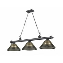 3 Light Billiard In Traditional And Classical Style-14.75 Inches Tall And 14 Inches Wide Z-Lite 2306-3Bp-Ars