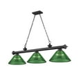 thumbnail image 1 of 3 Light Billiard In Traditional And Classical Style-14.75 Inches Tall And 14 Inches Wide Z-Lite 2306-3Mb-Arg, 1 of 7