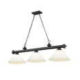thumbnail image 1 of 2306-3MB-AMO14-Z-Lite-Cordon - 3 Light Billiard In Traditional and Classical Style-14.75 Inches Tall and 14 Inches Wide, 1 of 7