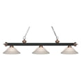 thumbnail image 1 of Z-Lite 200-3-SW16 Riviera 3 Light 59" Wide Billiard Multi Light Pendant with Whi, 1 of 2
