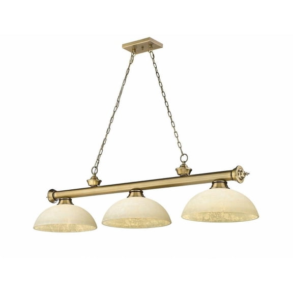 3 Light Billiard in Traditional and Classical Style-18.75 inches Tall and 14 inches Wide Bailey Street Home 372-Bel-4596707