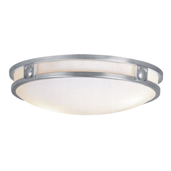 3 Light Brushed Nickel Ceiling Light fixture with Steel base material