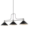thumbnail image 1 of Melange 3 Light Chandelier Matte Black, 1 of 7